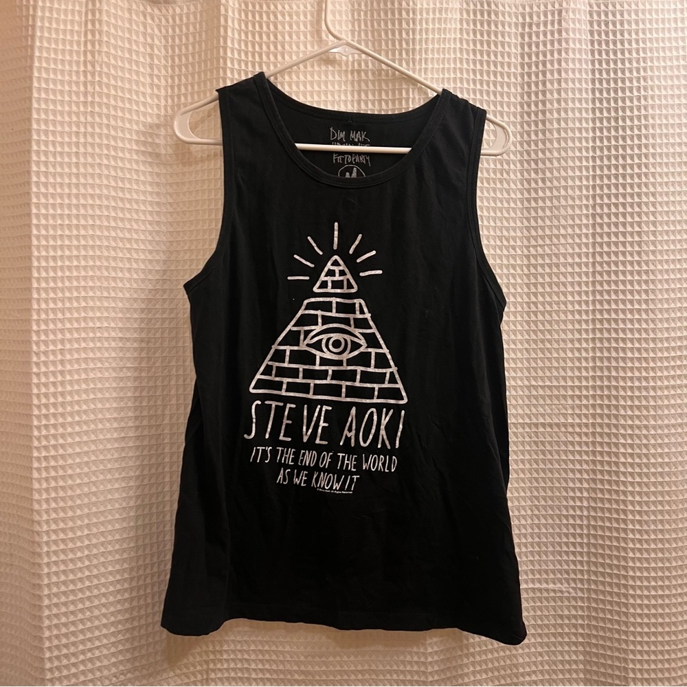 Steve Aoki Dim Mak Black Tank Top circa 2012 | Adult Medium